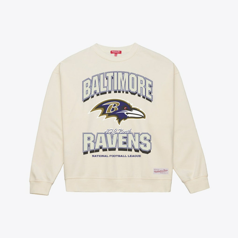 Baltimore Ravens Women's Tonal Arch Sweatshirt - Cream cheap