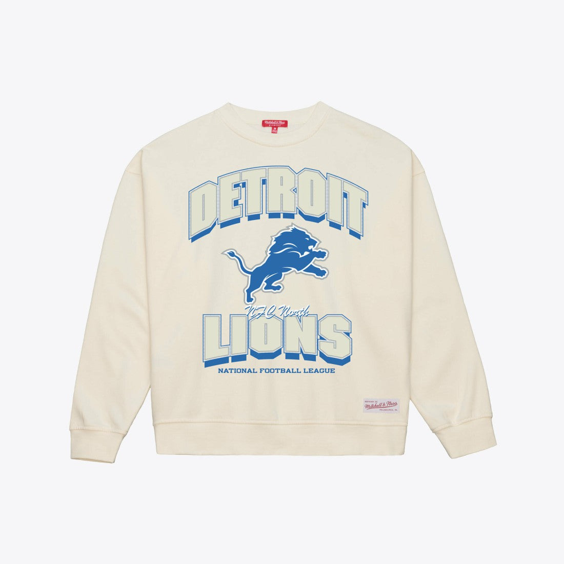 Detroit Lions Women's Tonal Arch Sweatshirt - Cream for sale