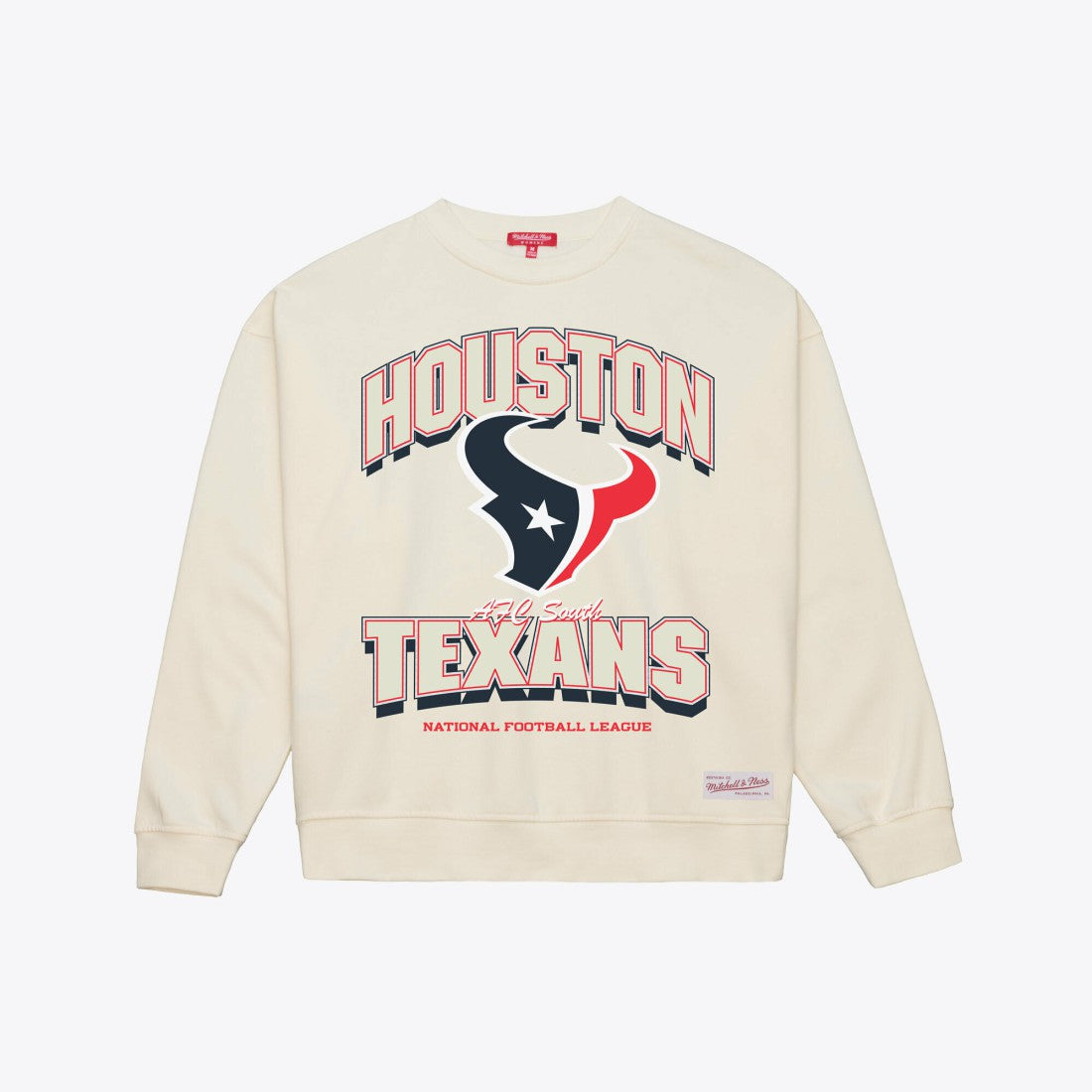 Houston Texans Women's Tonal Arch Sweatshirt - Cream outlet