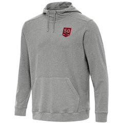 Tampa Bay Buccaneers Antigua 50th Season Cloud Hoodie - Heather Black discount