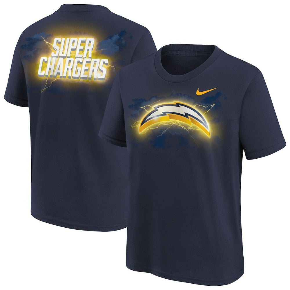 Los Angeles Chargers Youth Super Chargers Alt Pack T-Shirt - Navy sale