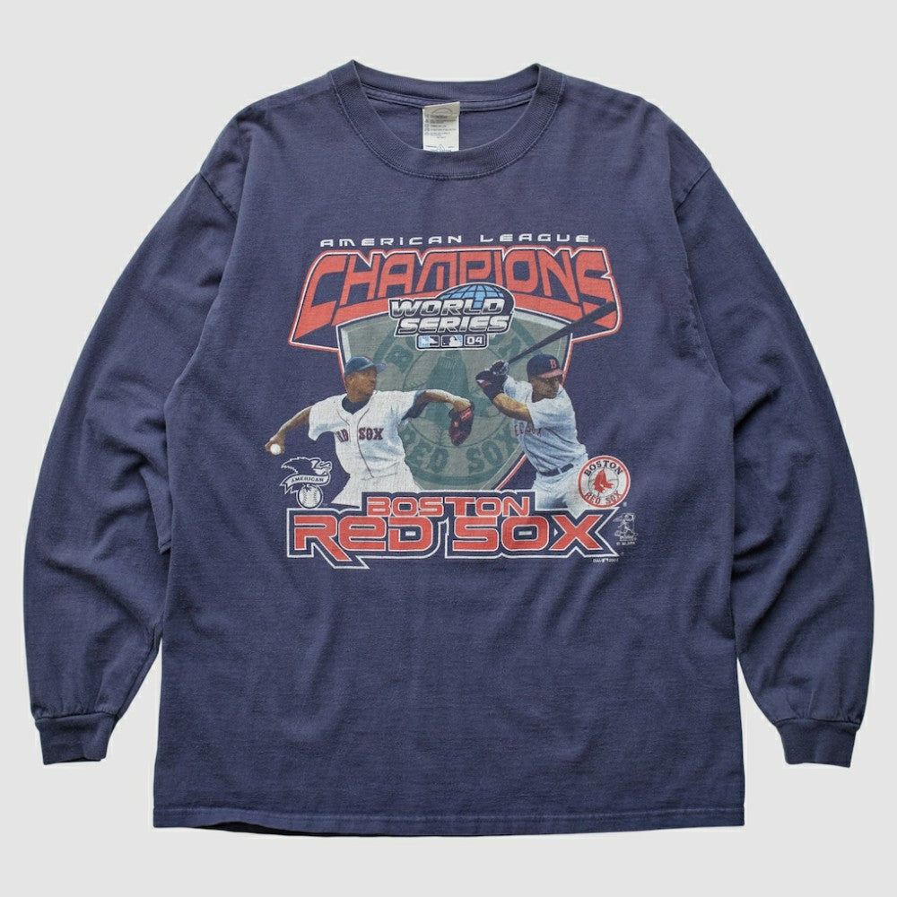Boston Red Sox 2004 T-Shirt Navy Vintage