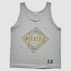 Pittsburgh Pirates Starter 1989 Tank Gray Vintage