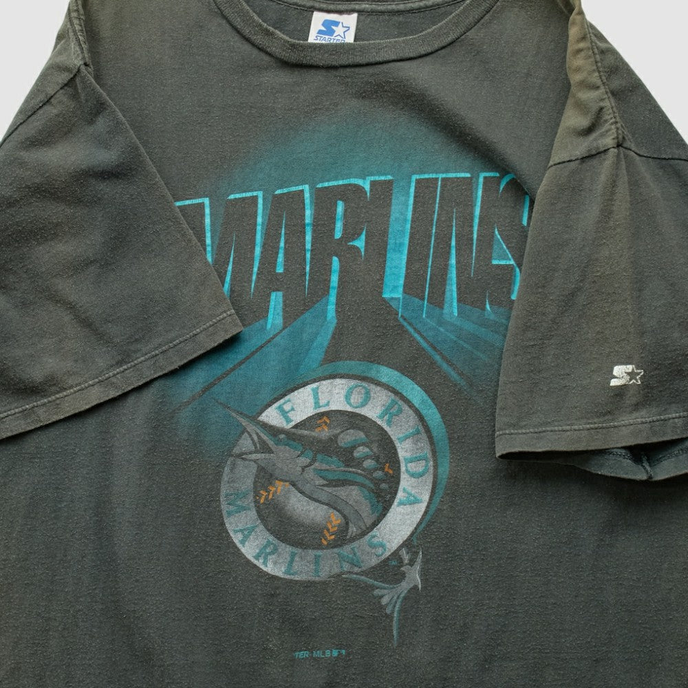 Miami Marlins Starter 90s T-Shirt Black Vintage