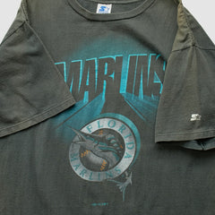Miami Marlins Starter 90s T-Shirt Black Vintage
