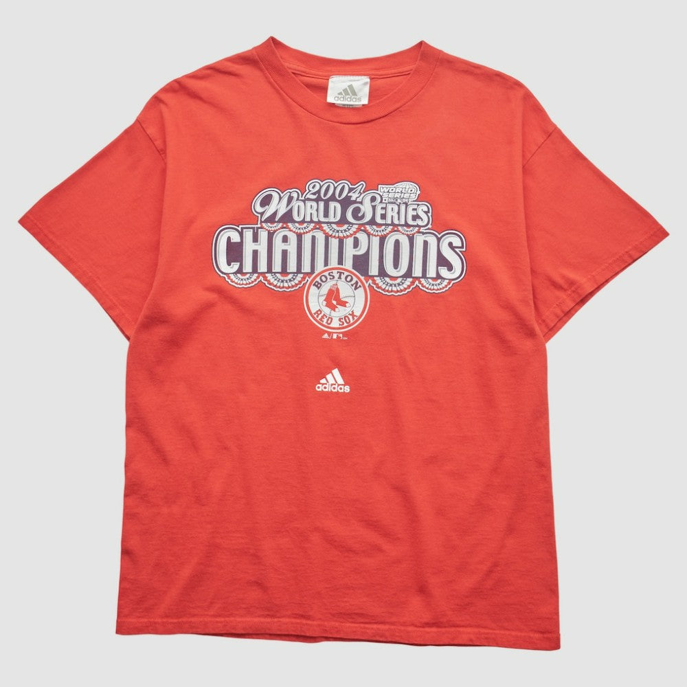 Boston Red Sox Adidas 2004 T-Shirt Red Vintage
