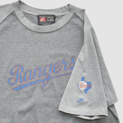 Texas Rangers 2000s T-Shirt Gray Vintage