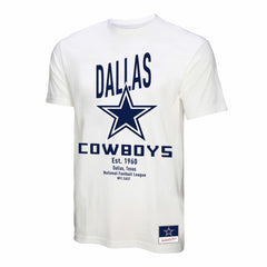 Dallas Cowboys Women's Logo Rise Boyfriend T-Shirt - White cheap