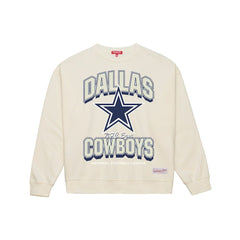 Dallas Cowboys Women's Tonal Arch Sweatshirt - Cream online