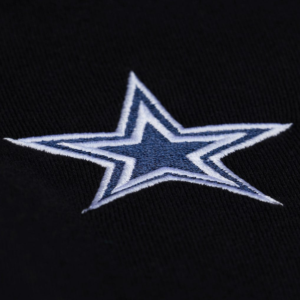 Dallas Cowboys Women's Cropped Long Sleeve Rugby Polo - Black online