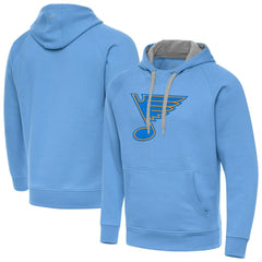 St. Louis Blues Antigua Victory Pullover Hoodie - Blue Hoodies