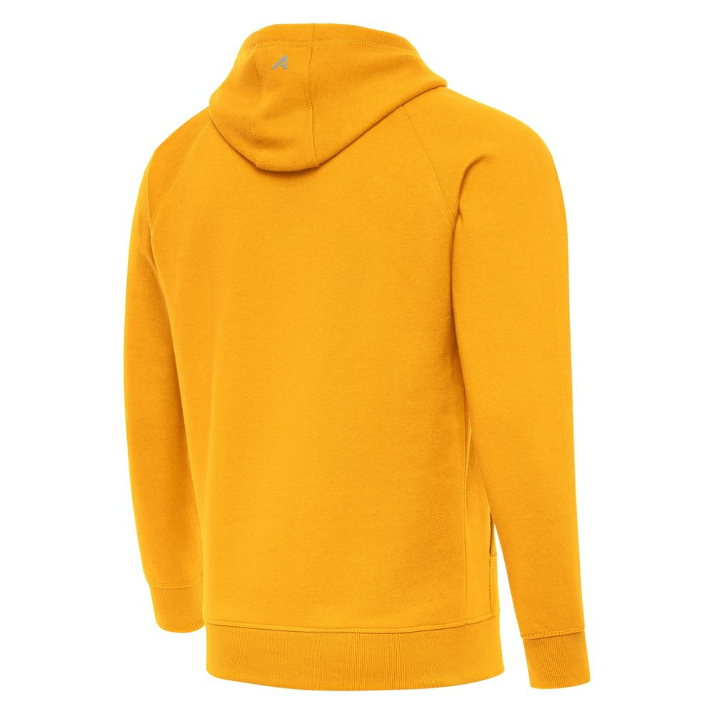 Boston Bruins Antigua Victory Pullover Hoodie - Gold Hoodies
