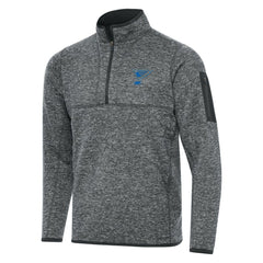 St. Louis Blues Antigua Fortune Quarter-Zip Pullover Jacket - Heather Gray Pullover
