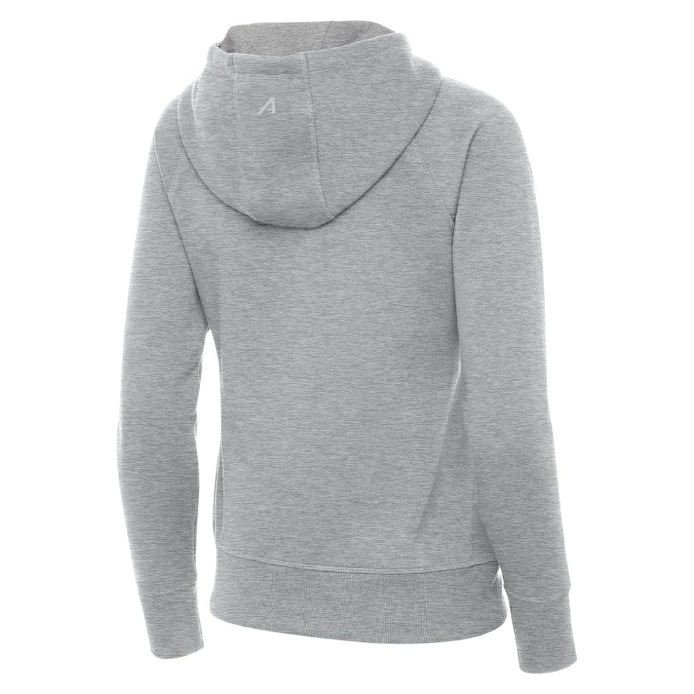 St. Louis Blues Antigua Women's Victory Full-Zip Hoodie - Heather Gray Hoodies