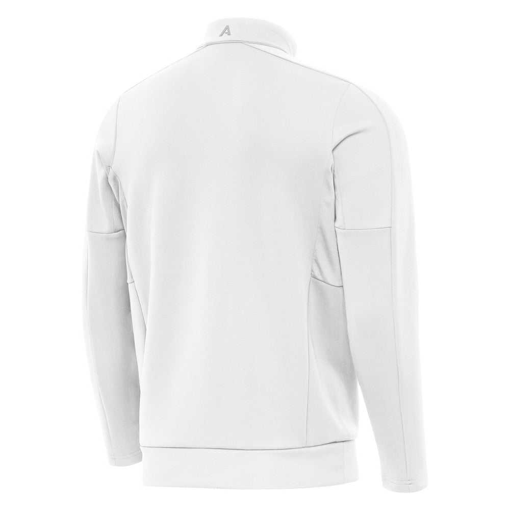 Boston Bruins Antigua Generation Quarter-Zip Pullover Top - White Pullover