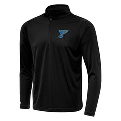 St. Louis Blues Antigua Tribute Lightweight Quarter-Zip Pullover - Black Pullover