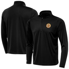 Boston Bruins Antigua Tribute Lightweight Quarter-Zip Pullover - Black Pullover