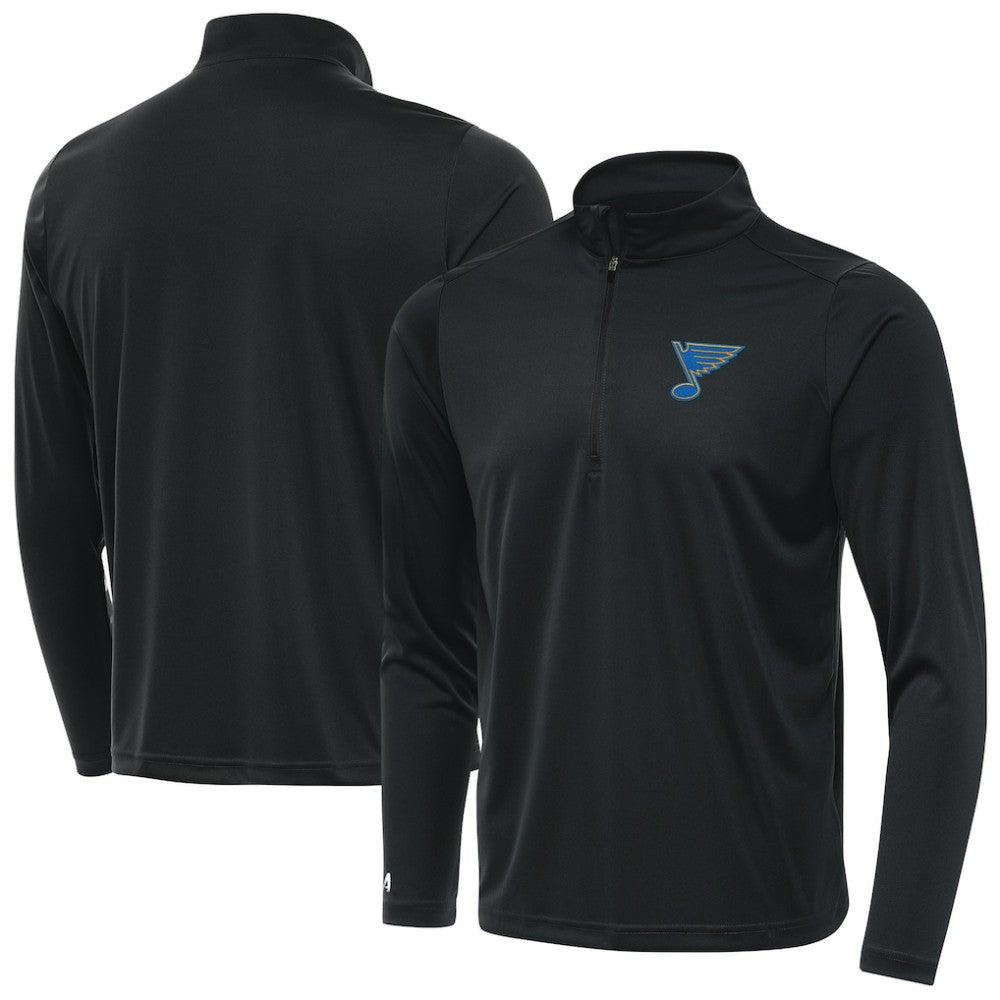 St. Louis Blues Antigua Tribute Lightweight Quarter-Zip Pullover - Gray Pullover