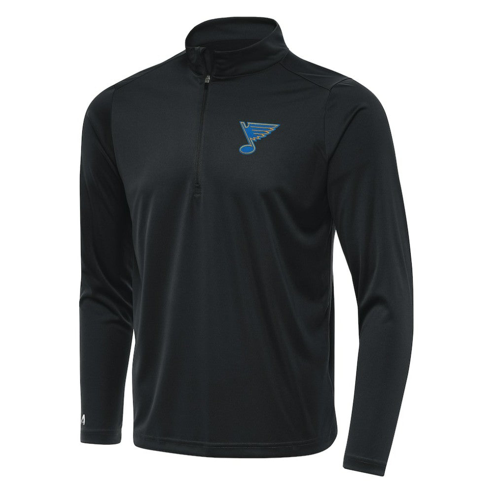 St. Louis Blues Antigua Tribute Lightweight Quarter-Zip Pullover - Gray Pullover
