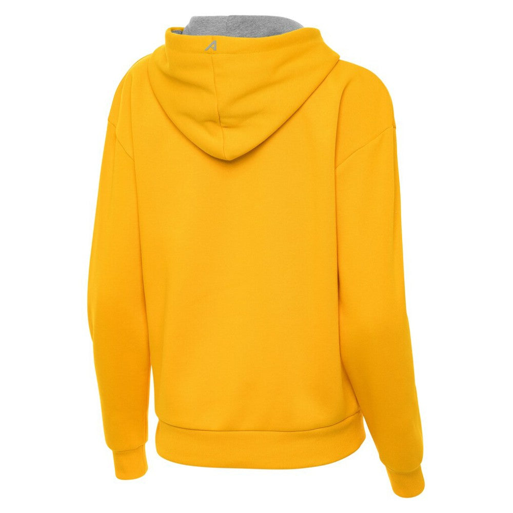 St. Louis Blues Antigua Women's Victory Pullover Hoodie - Gold Hoodies