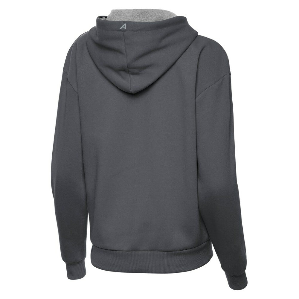St. Louis Blues Antigua Women's Victory Pullover Hoodie - Charcoal Hoodies