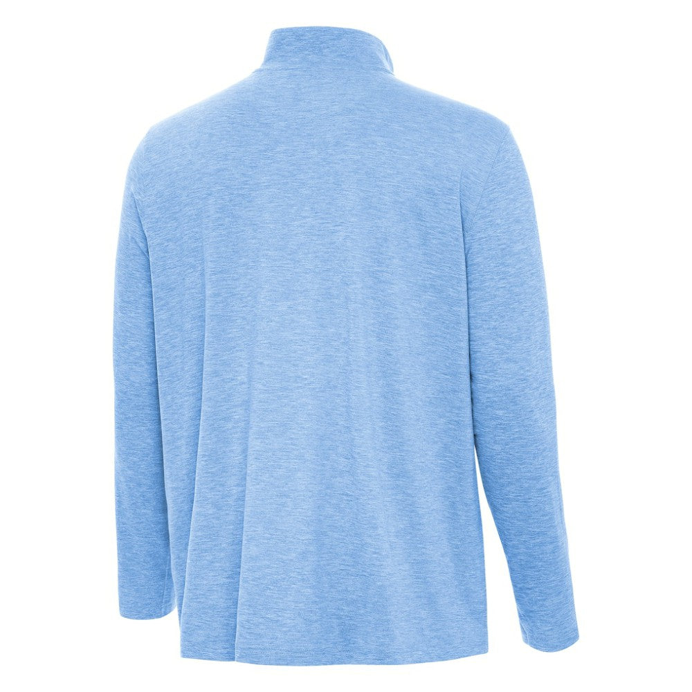 St. Louis Blues Antigua Hunk Lightweight Quarter-Zip Pullover - Heather Blue Pullover