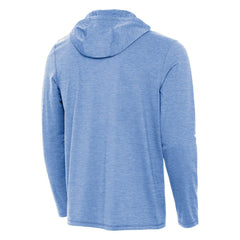 St. Louis Blues Antigua Tidy Quarter-Zip Hoodie - Heather Blue Hoodies