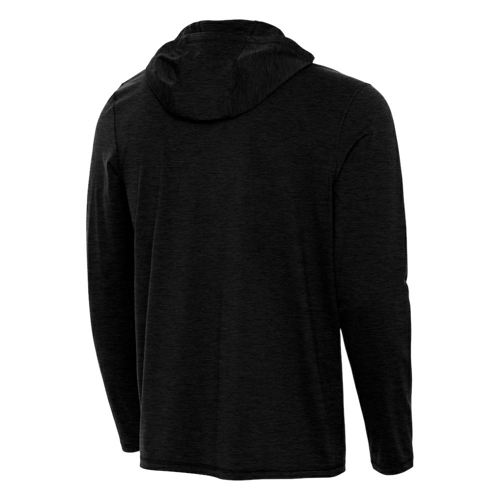 St. Louis Blues Antigua Tidy Quarter-Zip Hoodie - Heather Black Hoodies