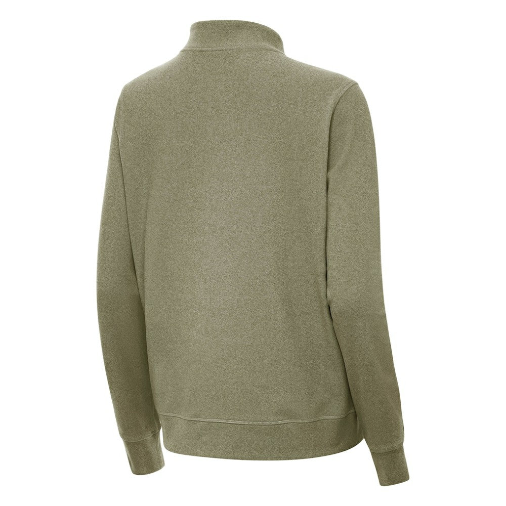 St. Louis Blues Antigua Women's Crush Quarter-Zip Pullover - Olive Pullover