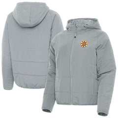 Boston Bruins Antigua Women's Raglan Universe Full-Zip Hooded Jacket - Gray Jackets