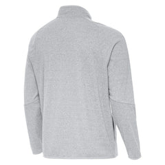 Boston Bruins Antigua Certain Tri-Blend Quarter-Zip Top - Heather Gray Tops