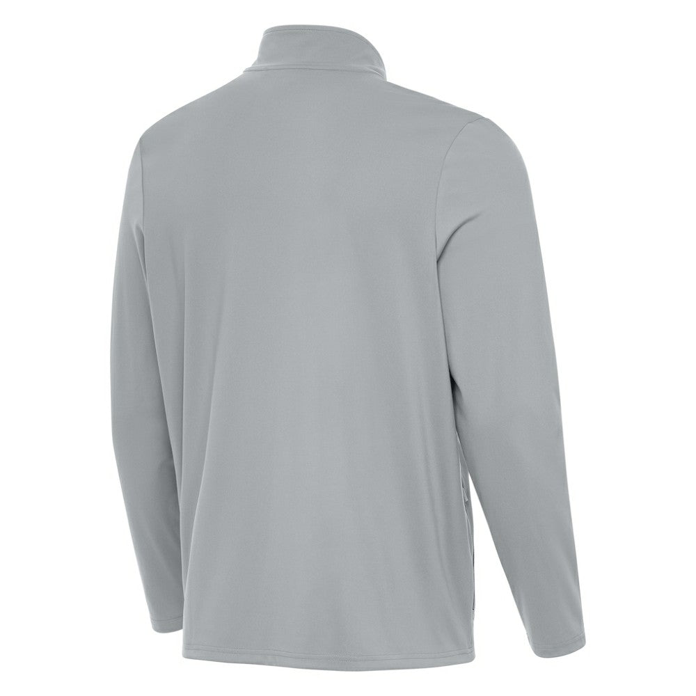 Boston Bruins Antigua Perilous Quarter-Zip Sweatshirt - Gray Sweatshirts