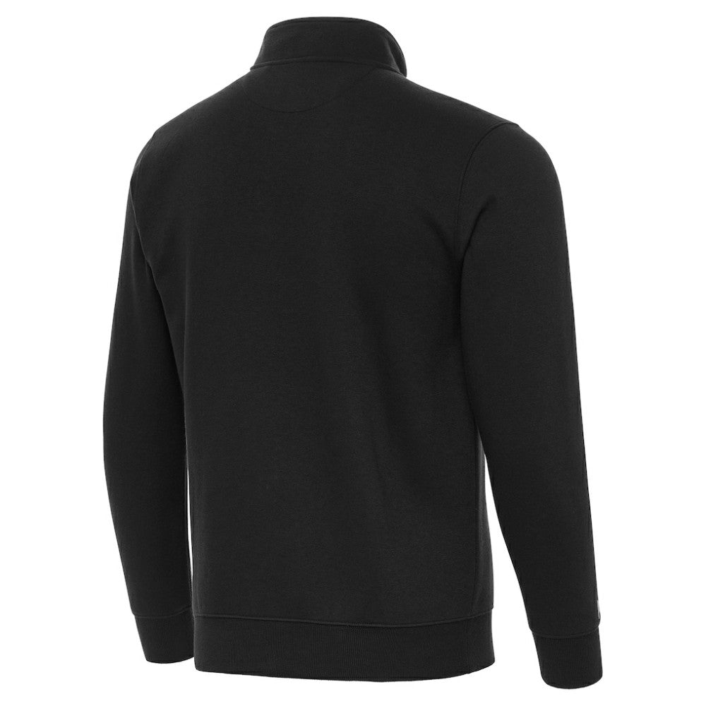 Boston Bruins Antigua Victory Quarter-Zip Pullover Top - Black Pullover