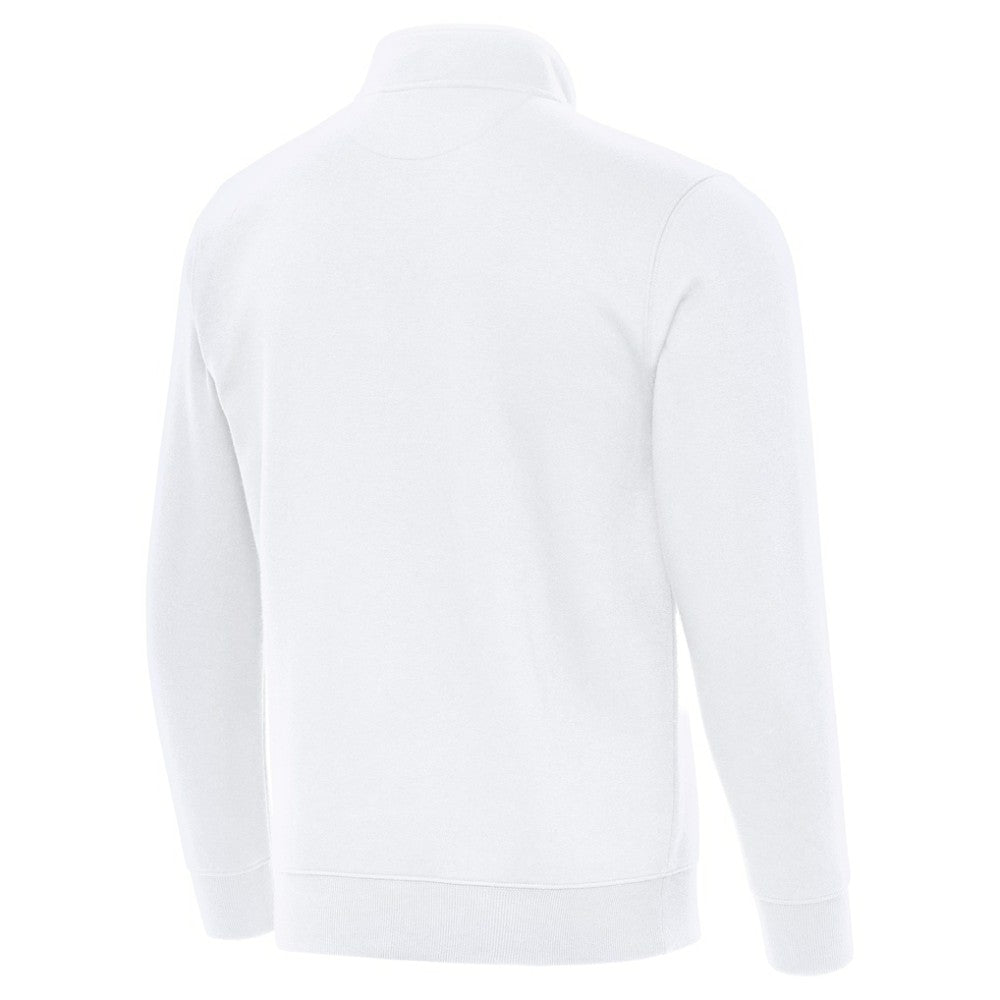 St. Louis Blues Antigua Victory Quarter-Zip Pullover Top - White Pullover