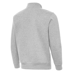 St. Louis Blues Antigua Victory Quarter-Zip Pullover Top - Heather Gray Pullover