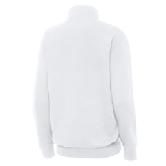 St. Louis Blues Antigua Women's Victory Quarter-Zip Pullover Top - White Pullover
