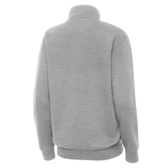 Boston Bruins Antigua Women's Victory Quarter-Zip Pullover Top - Heather Gray Pullover