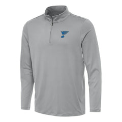 St. Louis Blues Antigua Reprocess Quarter-Zip Pullover - Gray Pullover