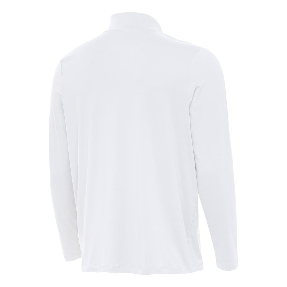 Boston Bruins Antigua Reprocess Quarter-Zip Pullover - White Pullover