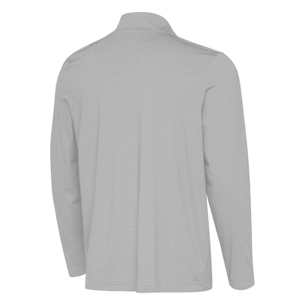 Boston Bruins Antigua Twine Quarter-Zip Pullover - Gray Pullover