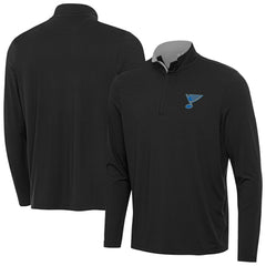 St. Louis Blues Antigua Content Quarter-Zip Jacket - Heather Gray Jackets