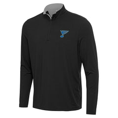 St. Louis Blues Antigua Content Quarter-Zip Jacket - Heather Gray Jackets