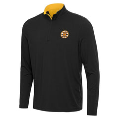 Boston Bruins Antigua Content Quarter-Zip Jacket - Black Jackets