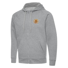 Boston Bruins Antigua Victory Full-Zip Hoodie - Heather Gray Hoodies