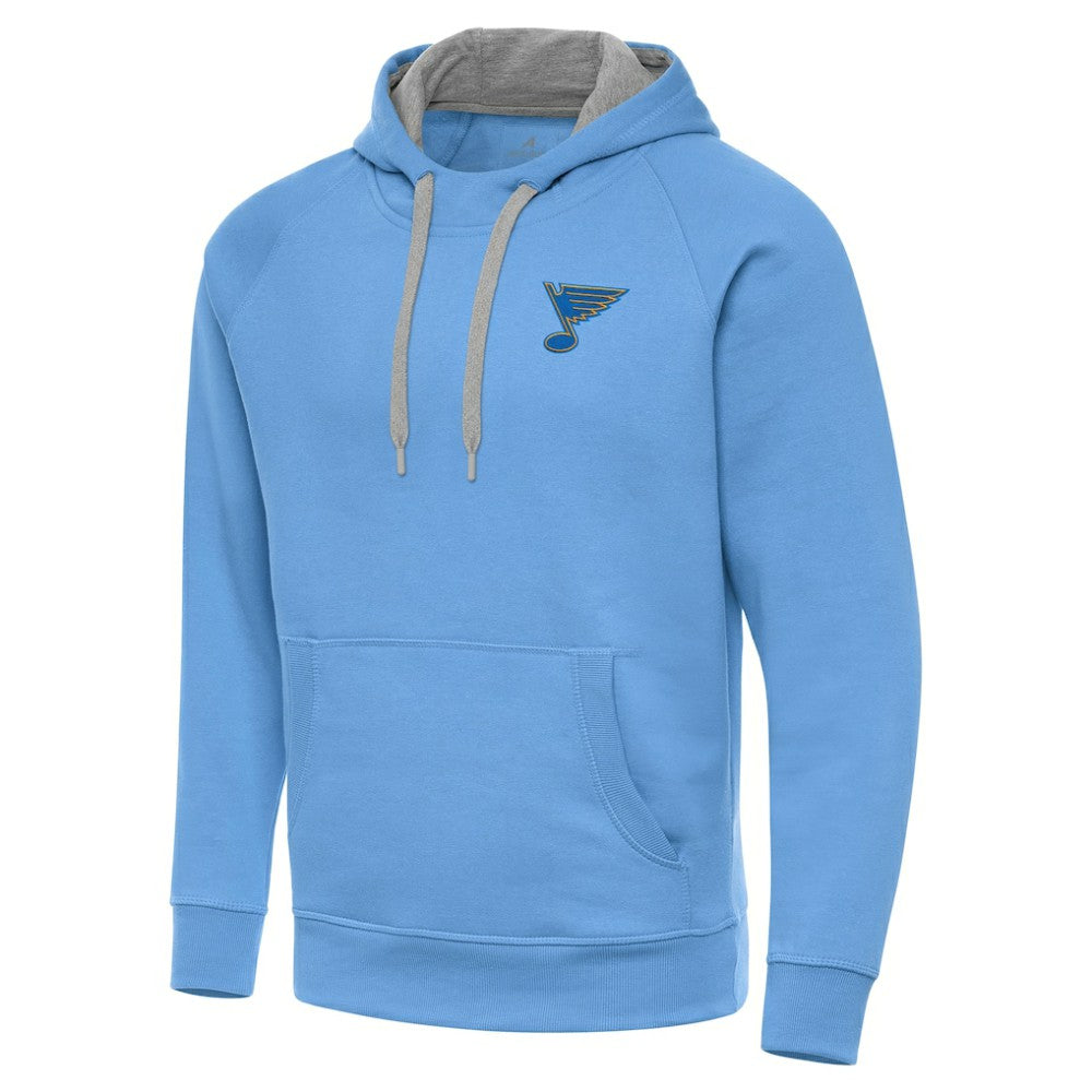 St. Louis Blues Antigua Victory Pullover Hoodie - Blue Hoodies