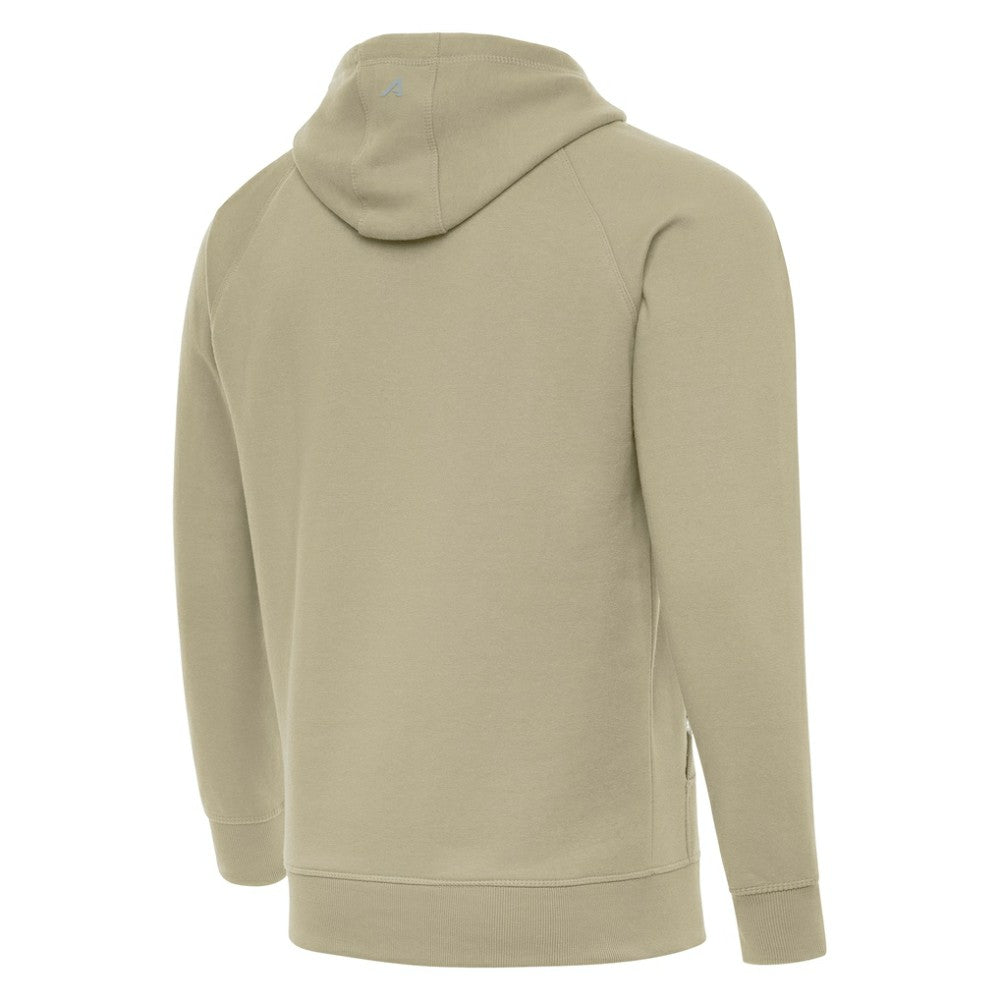 Boston Bruins Antigua Victory Pullover Hoodie - Khaki Hoodies