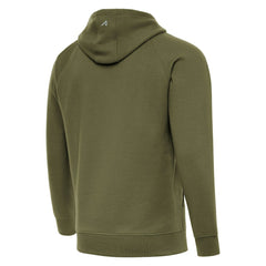 Boston Bruins Antigua Victory Pullover Hoodie - Olive Hoodies