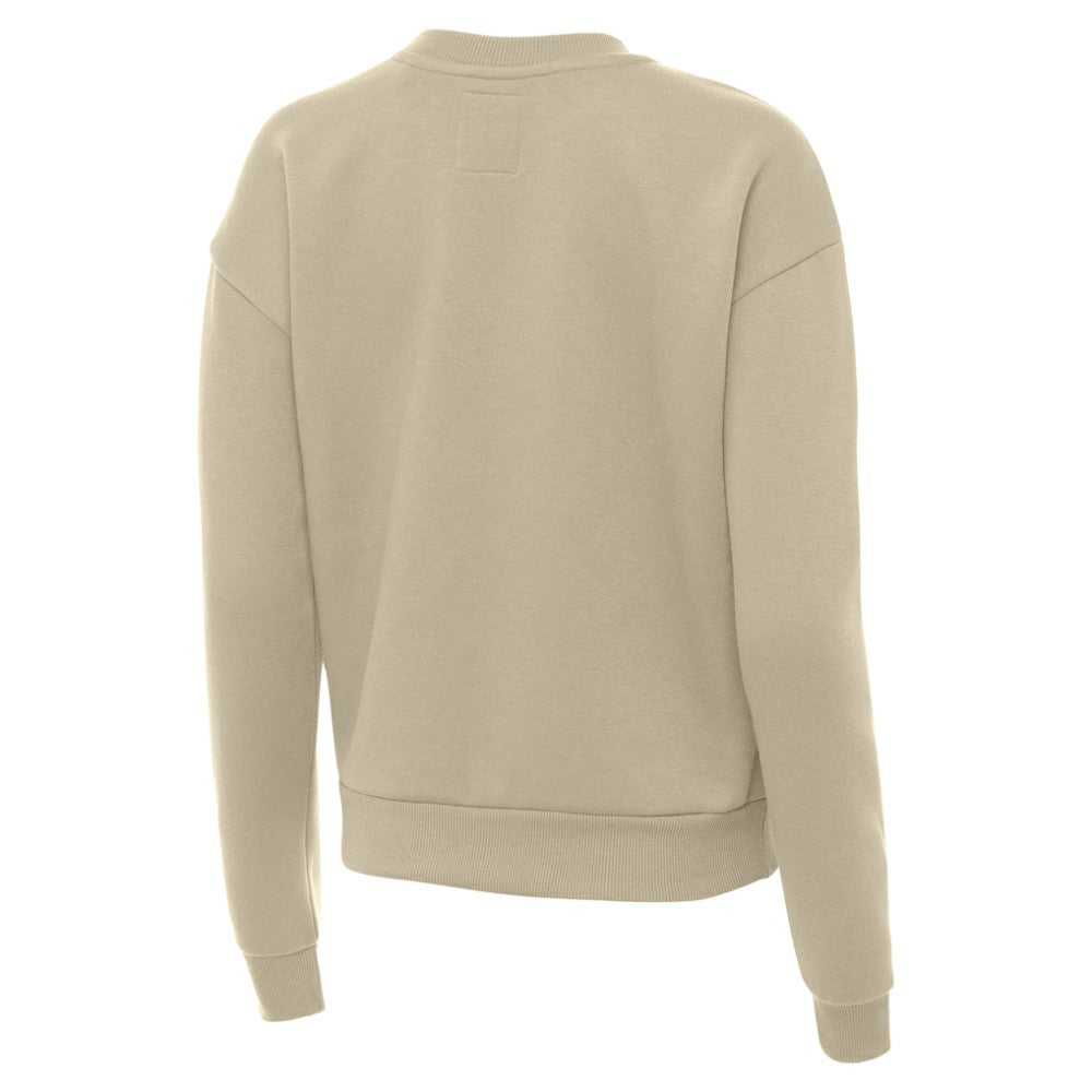Boston Bruins Antigua Women's Victory Pullover Sweatshirt - Khaki Sweatshirts