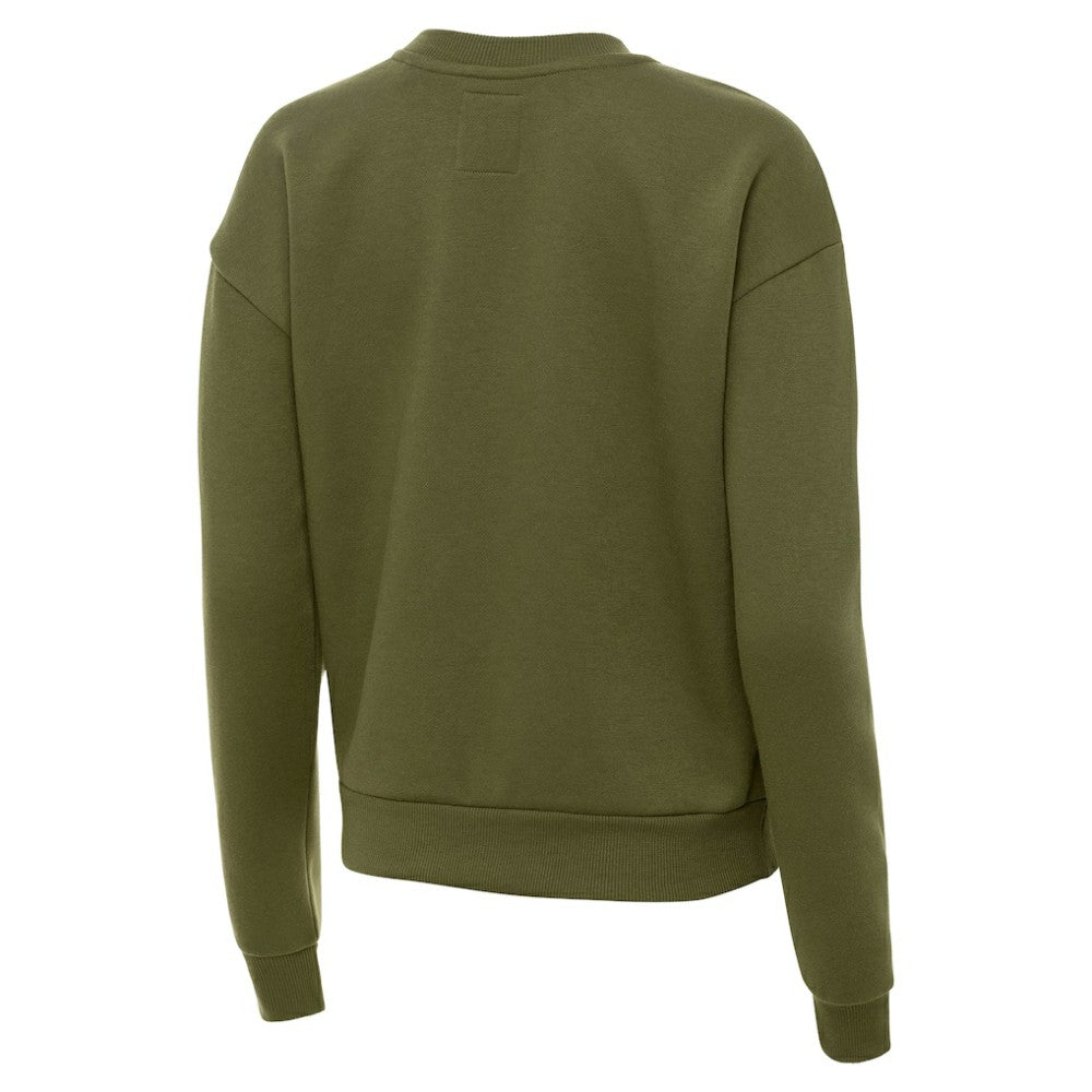 St. Louis Blues Antigua Women's Victory Pullover Sweatshirt - Olive Sweatshirts