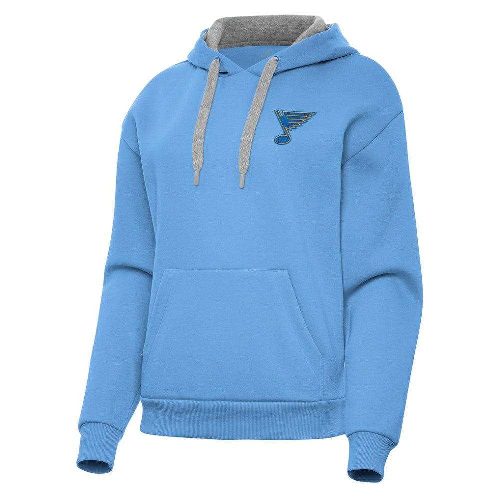 St. Louis Blues Antigua Women's Victory Pullover Hoodie - Blue Hoodies